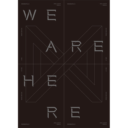 MONSTA X (몬스타엑스) 2ND ALBUM - TAKE.2 [WE ARE HERE] - Eve Pink K-POP