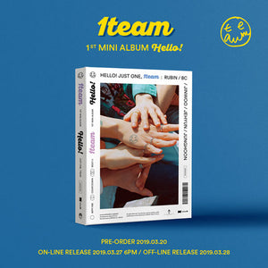[AUTOGRAPHED CD] 1TEAM (원팀) 1ST MINI ALBUM - [HELLO!]