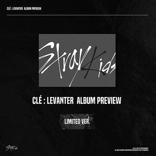 STRAY KIDS (스트레이키즈) ALBUM - (LIMITED) [Clé : LEVANTER] - Eve Pink K-POP