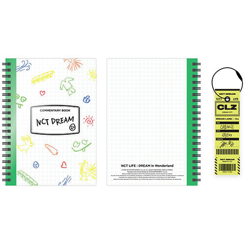 NCT DREAM (엔시티 드림) -  NCT LIFE : DREAM in Wonderland [COMMENTARY BOOK + LUGGAGE TAG SET]