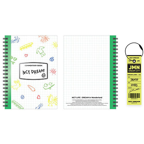 NCT DREAM (엔시티 드림) -  NCT LIFE : DREAM in Wonderland [COMMENTARY BOOK + LUGGAGE TAG SET]