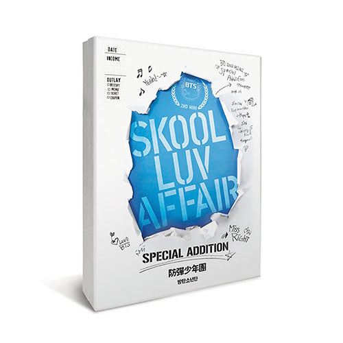BTS (방탄소년단) - Skool Luv Affair Special Addition (CD+2DVD) - Eve Pink K-POP