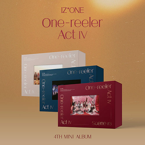 IZ*ONE (아이즈원) 4TH MINI ALBUM - [One-reeler / Act Ⅳ] (3 SET PACKAGE)