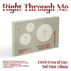 DAY6 : Even of Day (데이식스) 2ND MINI ALBUM - [Right Through Me]
