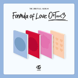 TWICE (트와이스) 3RD ALBUM - [Formula of Love: O+T=<3]