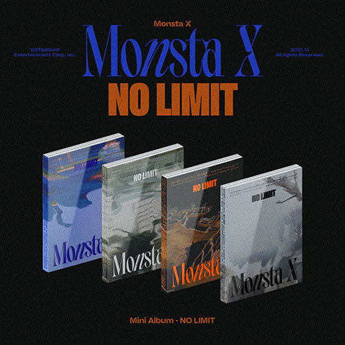 MONSTA X (몬스타엑스) 10TH MINI ALBUM - [NO LIMIT] (4 SET PACKAGE)