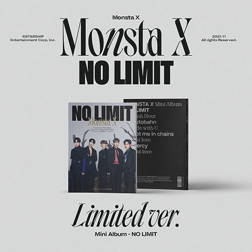 MONSTA X (몬스타엑스) 10TH MINI ALBUM - [NO LIMIT] (Limited Ver)