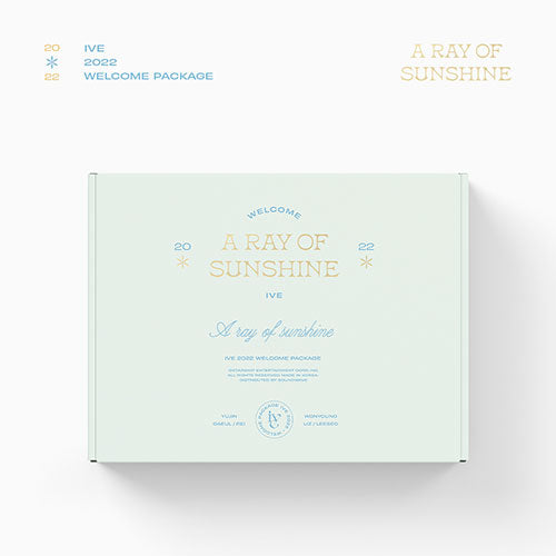 IVE (아이브) 2022 WELCOME PACKAGE - [A RAY OF SUNSHINE]
