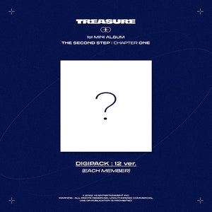 TREASURE (트레저) 1ST MINI ALBUM - [THE SECOND STEP : CHAPTER ONE] (DIGIPACK VER + EXCLUSIVE PHOTOCARD)