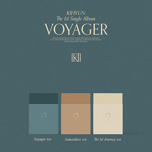 KIHYUN (기현) 1ST SINGLE ALBUM - [VOYAGER] (3 SET PACKAGE)