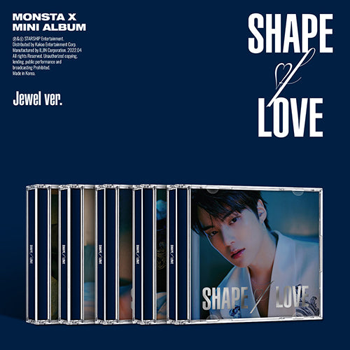 MONSTA X (몬스타엑스) 11TH MINI ALBUM - [SHAPE of LOVE] (Jewel ver.)