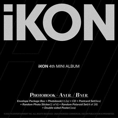 iKON (아이콘) 4TH MINI ALBUM - [FLASHBACK] (PHOTOBOOK ver.) (+EXCLUSIVE PHOTOCARD)