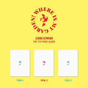 JEONG SEWOON (정세운) 5TH MINI ALBUM - [Where is my Garden!]