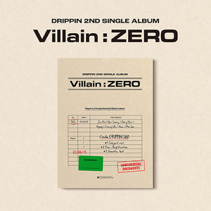 DRIPPIN (드리핀) 2ND SINGLE ALBUM - [Villain : ZERO] (+EXCLUSIVE PHOTOCARD)