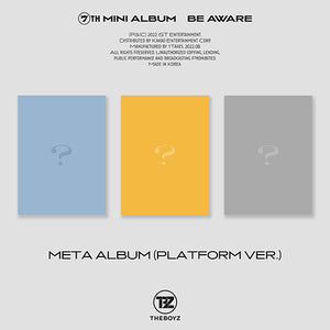 THE BOYZ (더보이즈) 7TH MINI META ALBUM - [BE AWARE] (Platform ver.) - EVE PINK K-POP