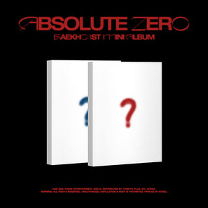 BAEKHO (백호) 1ST MINI ALBUM - [Absolute Zero]