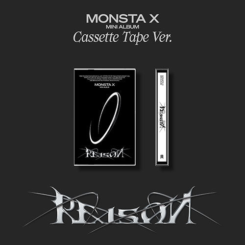 MONSTA X (몬스타엑스) 12TH MINI ALBUM - [REASON] (Cassette Tape VER.)