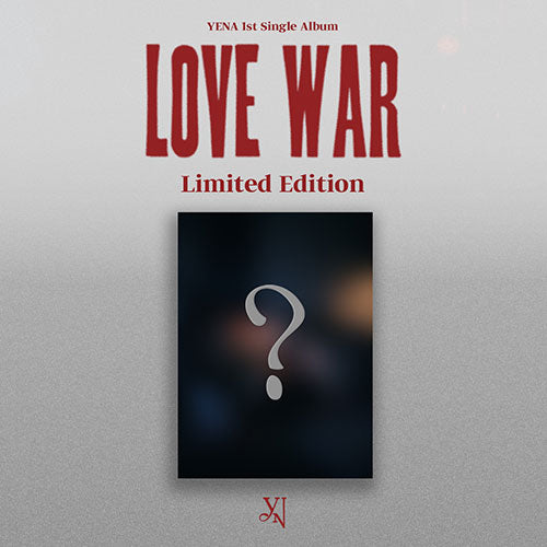 YENA (최예나) 1ST SINGLE ALBUM - [Love War] (Limited Ver. + EXCLUSIVE PHOTOCARDS)