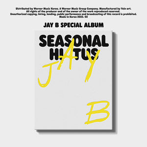 JAY B (제이비) SPECIAL ALBUM - [Seasonal Hiatus] (Limited Ver.)