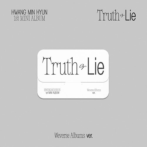HWANG MIN HYUN (황민현) 1ST MINI ALBUM - [Truth or Lie] (Weverse Ver.)