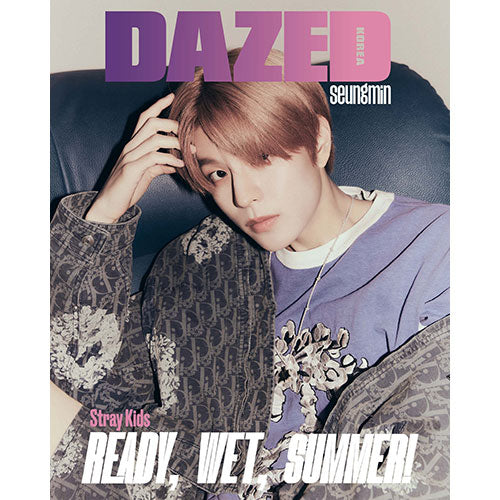 DAZED AND CONFUSED KOREA - JULY 2023 [COVER : LEE KNOW, SEUNGMIN, IN (STRAY KIDS)]