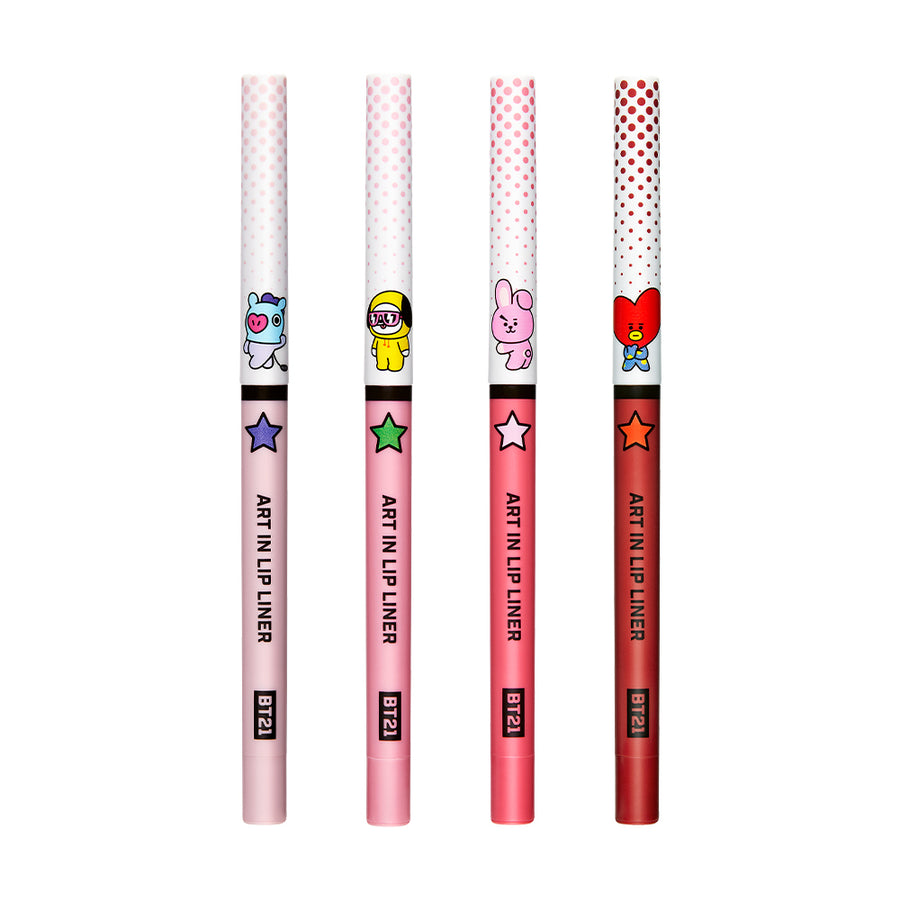 BT21 X VT - ART IN LIP LINER - Eve Pink K-POP
