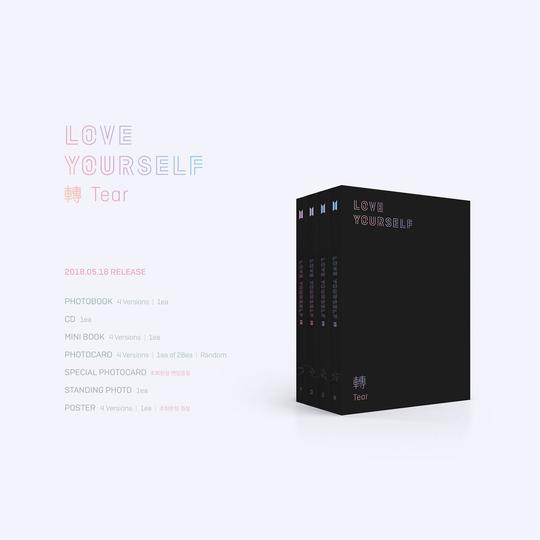 BTS (방탄소년단) 3RD ALBUM - [LOVE YOURSELF 轉 'Tear'] - Eve Pink K-POP