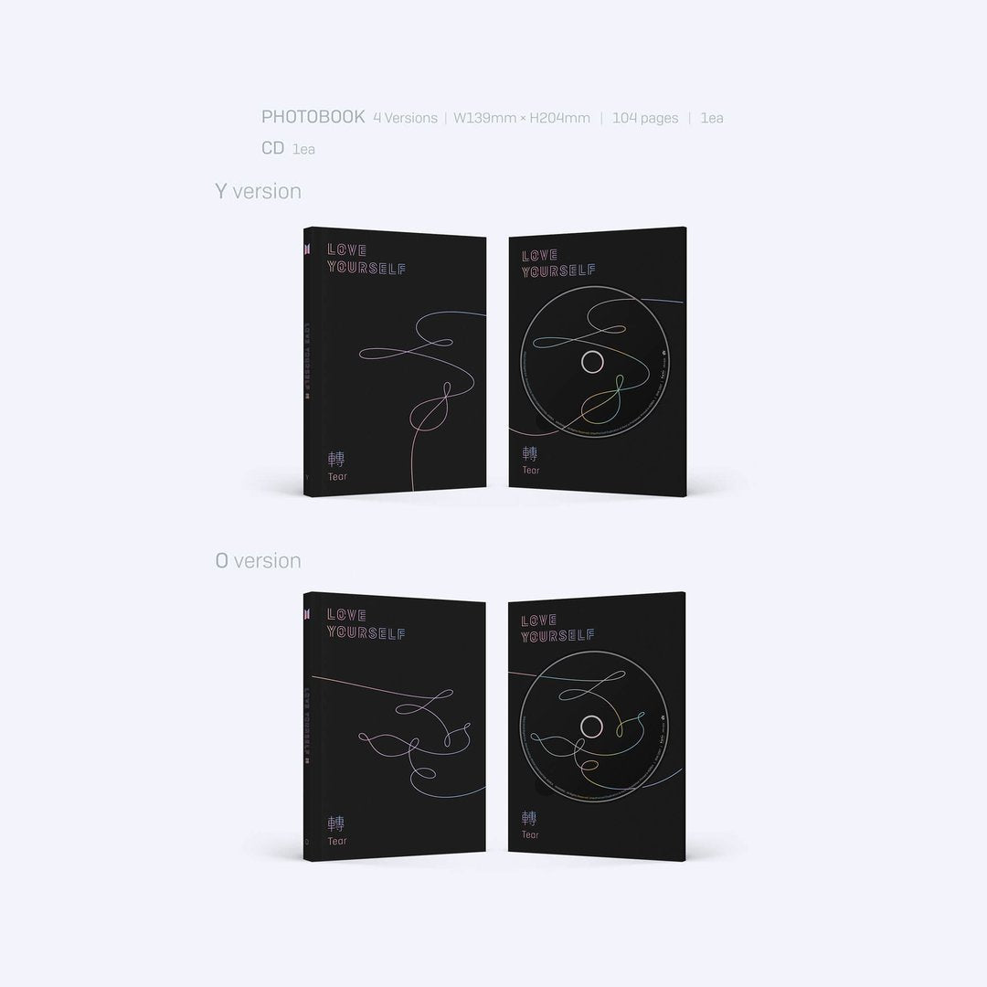 BTS (방탄소년단) 3RD ALBUM - [LOVE YOURSELF 轉 'Tear'] – EVE PINK