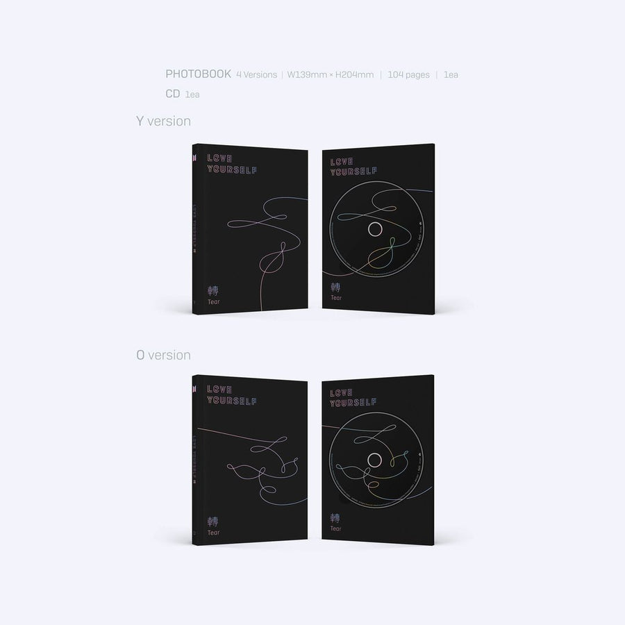 BTS (방탄소년단) 3RD ALBUM - [LOVE YOURSELF 轉 'Tear'] - Eve Pink K-POP