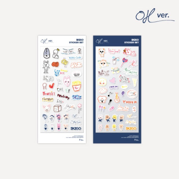 STRAY KIDS SKZOO OFFICIAL GOODS - STICKER SET (OH VER.)