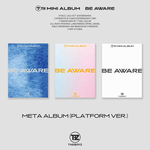 THE BOYZ (더보이즈) 7TH MINI META ALBUM - [BE AWARE] (Platform ver.) - EVE PINK K-POP