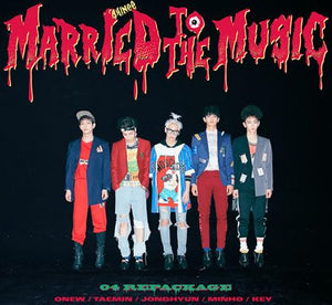 SHINee (샤이니) 4TH ALBUM REPACK - [Married To The Music] - Eve Pink K-POP