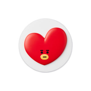 BT21 X VT - REAL WEAR SATIN CUSHION [GLOW] - Eve Pink K-POP