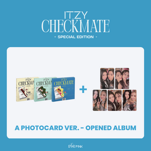 ITZY (있지) ALBUM - [CHECKMATE] (SPECIAL EDITION : OPENED ALBUM) (A PHOTOCARD VER)