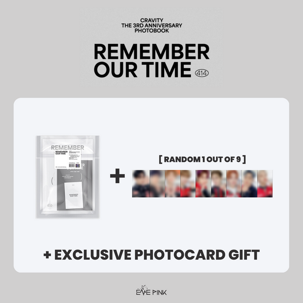 CRAVITY (크래비티) - THE 3RD ANNIVERSARY PHOTOBOOK [REMEMBER OUR TIME] (+EXCLUSIVE PHOTOCARD)