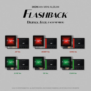 iKON (아이콘) 4TH MINI ALBUM - [FLASHBACK] (DIGIPACK ver.) (+EXCLUSIVE PHOTOCARD)