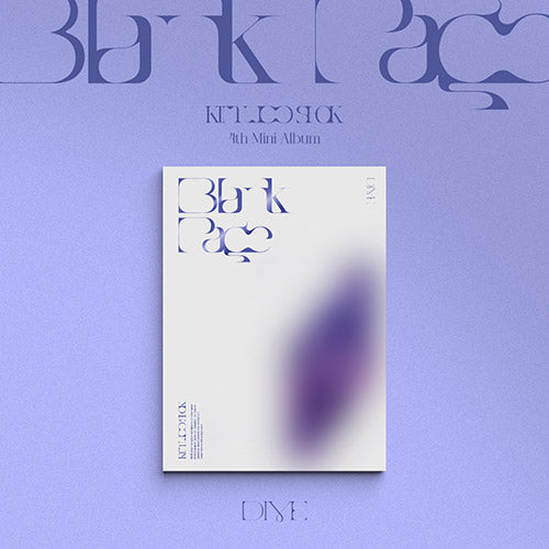 KIM WOO SEOK (김우석) 4th Mini Album - [Blank Page]