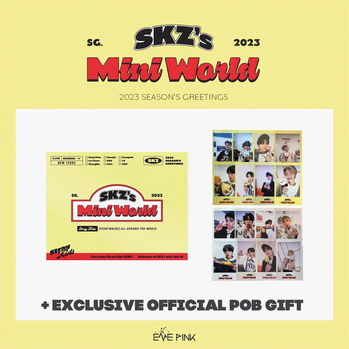 STRAY KIDS (스트레이키즈) - 2023 SEASON’S GREETINGS [SKZ's Mini World] (+ POB)