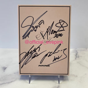 [AUTOGRAPHED CD] MAMAMOO (마마무) 11TH MINI ALBUM - [WAW] (ONLINE ONLY) - EVE PINK K-POP