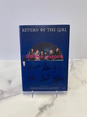 [AUTOGRAPHED CD] EVERGLOW (에버글로우) ALBUM - [RETURN OF THE GIRL] (ONLINE ONLY)