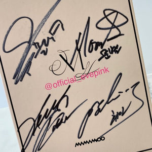[AUTOGRAPHED CD] MAMAMOO (마마무) 11TH MINI ALBUM - [WAW] (ONLINE ONLY) - EVE PINK K-POP
