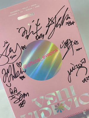 [AUTOGRAPHED CD] TRI.BE (트라이비) 1ST MINI ALBUM - [VENI VIDI VICI] (ONLINE ONLY) - EVE PINK K-POP