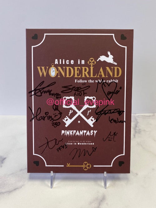 [AUTOGRAPHED CD] PINK FANTASY (핑크판타지) 1ST EP ALBUM - [Alice in Wonderland](ONLINE ONLY)
