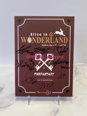 [AUTOGRAPHED CD] PINK FANTASY (핑크판타지) 1ST EP ALBUM - [Alice in Wonderland](ONLINE ONLY) - EVE PINK K-POP