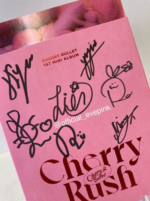 [AUTOGRAPHED CD] Cherry Bullet (체리블렛) 1ST MINI ALBUM - [Cherry Rush] (ONLINE ONLY)