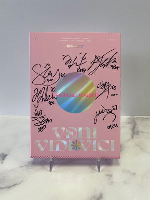 [AUTOGRAPHED CD] TRI.BE (트라이비) 1ST MINI ALBUM - [VENI VIDI VICI] (ONLINE ONLY) - EVE PINK K-POP