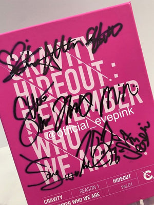 [AUTOGRAPHED CD] CRAVITY (크래비티) - SEASON 1 [HIDEOUT: REMEMBER WHO WE ARE] (ONLINE ONLY)