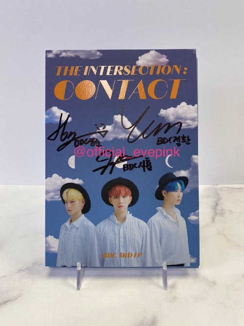 [AUTOGRAPHED CD] BDC (비디씨) 3RD EP ALBUM - [THE INTERSECTION : CONTACT] (ONLINE ONLY)