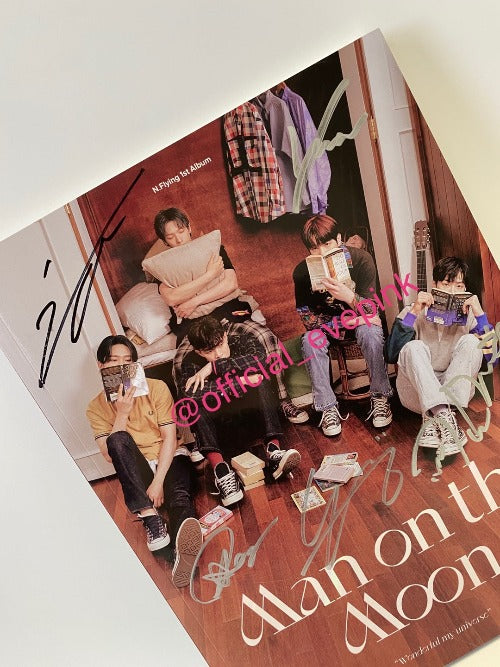 [AUTOGRAPHED CD] N.Flying (엔플라잉) 1ST ALBUM - [Man on the Moon] (ONLINE ONLY)