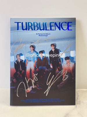 [AUTOGRAPHED CD] N.Flying ( 엔플라잉) 1ST REPACK ALBUM - [TURBULENCE] (ONLINE ONLY)